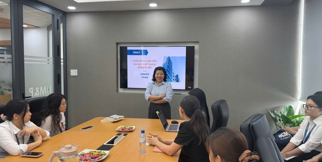 HM&P tiếp đón sinh viên Đại học Luật TP. HCM tham quan và trao đổi định hướng nghề nghiệp