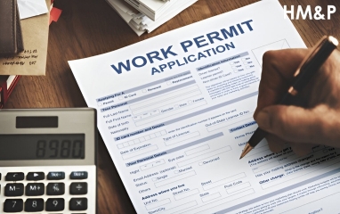 Instructions for filling out documents related to work permits