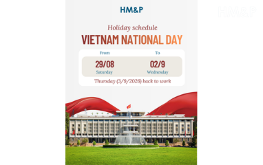 HM&P announces the holiday schedule for Vietnam National Day 2026