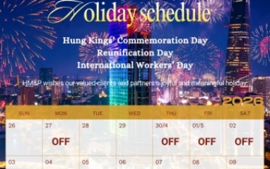 HM&P announces holiday schedule for Hung Kings’ Commemoration Day and Reunification Day & International Labour Day 2026